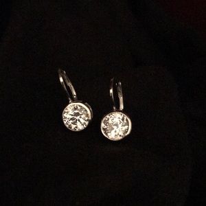Diamonique Necklace & Earrings